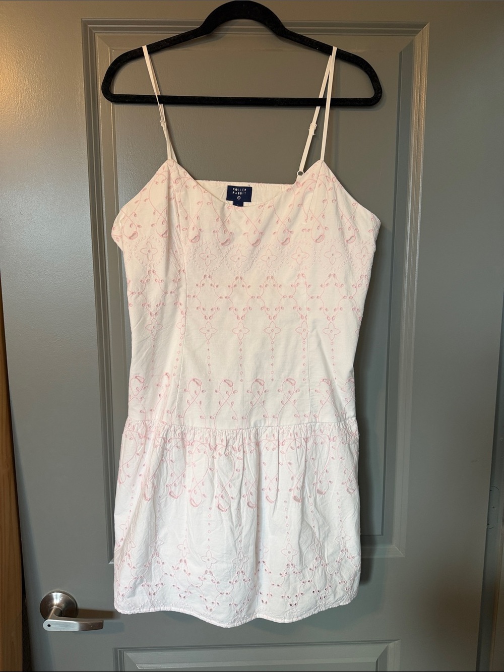 Roller Rabbit x Target White Eyelet Drop Waist Mini Dress